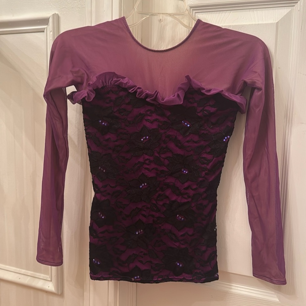 Stunning Custom Trixie Pixie Baby figure skating top. Fits girls 12 years